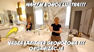 NASZA ŁAZIENKA SKOŃCZONA W NOWYM DOMU NA FLORYDZIE! Mamy lustra, organizacja!