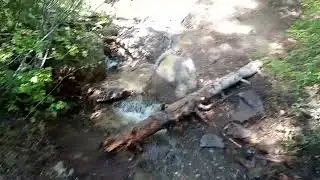 Hunters Creek waterfall is raging