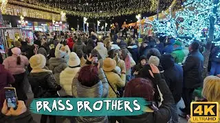 BRASS BROTHERS 🎺🎵 Nabizi Retail Park - STRUGA, Macedonia 🎄 (Winter 2025-2026) 【4K】