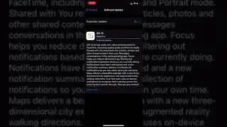 IOS 15 update for iPhone XR