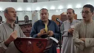 السلام لك يا مريم..لحن شيري ني ماريا عربي تسبحة نصف الليل بكنيسة الشهيدة دميانة بالكشح رااائع