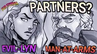 Man-at-Arms and Evil-Lyn partner up for MAN-AT-ARMS-FOR-HIRE Masterverse Dark Horse Comic