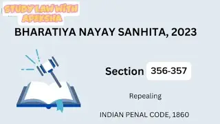 Section 356 & 357 BNS | Defamation simply Explained with notes | Study Law With Apeksha
