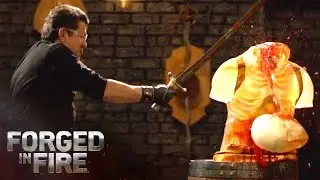 HEADS ROLL! Attila's Sword of Mars ANNIHILATES! (Season 6) | Forged in Fire