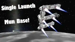 KSP Single Launch Mun Base