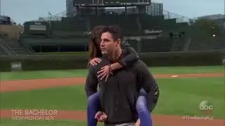 Ben and JoJo Visit Wrigley Field - The Bachelor
