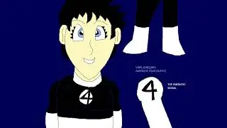 Videl (DBZ 80's Fantastic Four Outfit) with The Fantastic Signal Art by J.A. Ealy (AAP)