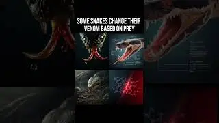 These snakes customize their venom for each kill 🐍⚡ #SmartSnakes #VenomFacts #DeadlyAnimals
