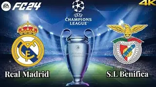 FC 24 | Real Madrid vs SL Benfica | UEFA Champions league 2023/24 Full Match