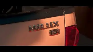 Heavy-duty site truck during Golden Hour🌅| 4K | TOYOTA&nbsp;HILUX
