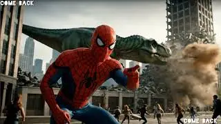 Spiderman saved people's lives from dinosaurs,,#spiderman #marvel 