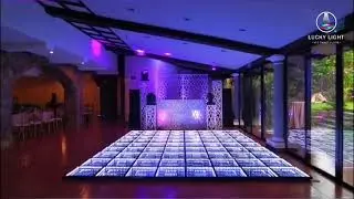 Double 3D LED Dance Floor party