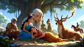 The Magical Deer's Hair & the Hidden Princess Nandini | True Hindi Fairy Tale Story | moral story