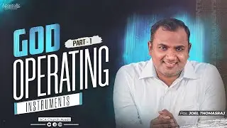 God operating instruments | Ps. Joel Thomasraj | Sunday Service - 2 (Tamil & English) | 31 July 2022