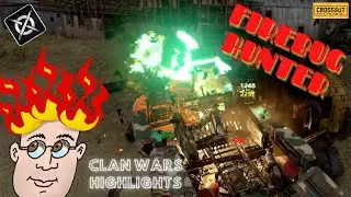 Firebug Hunter Decides the Battles⭐Clan Wars Highlights⭐Best Crossout Melee Build⭐