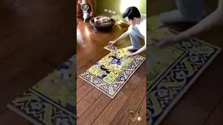 Time lapse puzzle tiles