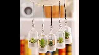 Mini cactus keyring
