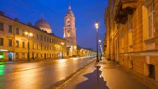 🇷🇺 SAINT PETERSBURG.  Walk along the 1st line of Vasilyevsky Island.