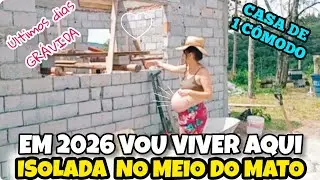 SE PREPARANDO PARA VIVER ISOLADA NO MEIO DO MATO EM 2026 últimos preparativos para a ceia de anonovo