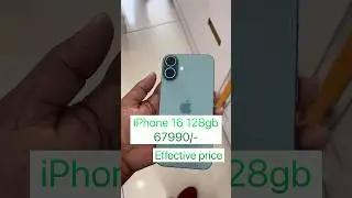 iPhone 16 128gb 67990/- || Amazon summer sale || all iPhone at best deals || shop now limited offer