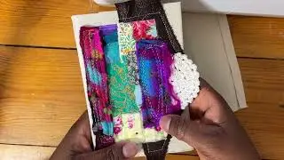 Making a new art journal.
