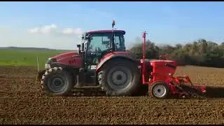 Sjetva pivarskog ječma 2022. (Case Farmall 105c, ozdoken pertum 300)