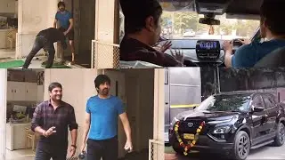 Hero Raviteja Gifted Car To His Manager | Srinivas Raju | Manastars