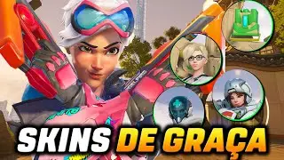 SKINS RARAS QUE EST&Atilde;O DE GRA&Ccedil;A NO OVERWATCH 2