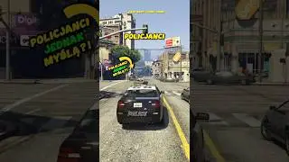 POLICJANCI JEDNAK POTRAFIĄ MYŚLEĆ 🚔 - GTA 5 #shorts