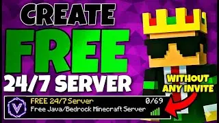 How To Make Free Minecraft Server 24x7 | Free 24/7 Minecraft Hosting😎