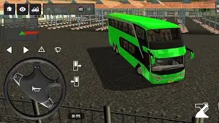 Euro Bus Driving Game 2024 Indonesia Bus Simulator Public Transportation Android Gameplay 821