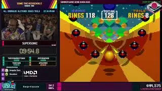 [RU] Sonic the Hedgehog 2 [All Emeralds Glitched - Sonic & Tails] от @SuperSonic - #SGDQ2025