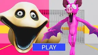 ORIGINAL HUNGRY WORM vs THE BAT! 99 NIGHTS IN THE FOREST MORPHS in BARRY'S PRISON RUN! #roblox #obby
