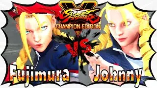 [SFV CE] Fujimura(Cammy) vs Johnny(Karin) [Street Fighter 5 Champion Edition]
