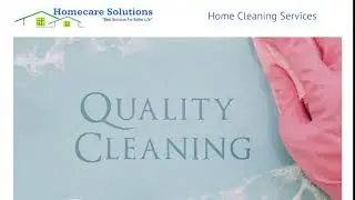 Quality Home Cleaning Services Bangalore - Homecare Solutions