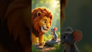 The Lion and The Mouse | 3D Animated Moral Story for Kids | Short Cartoon in English