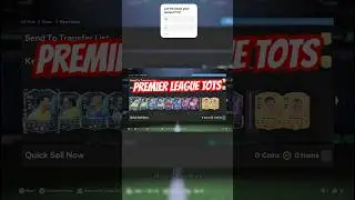 Premier League TOTS Pack Opening FC25 Ultimate Team FIFA 25 #tots #trendingshorts #viralshorts #fc25