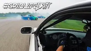 GRIDLIFE DRIFT Midwest - Onboard S14 at Gingerman Raceway