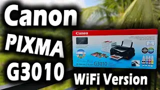 Canon PIXMA G3010 Unboxing & Full Setup | WiFi Printing with Smartphone | Ink Fill Step by Step