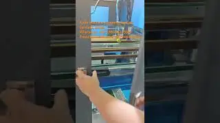 Ribbon attached machine for paper bag handle