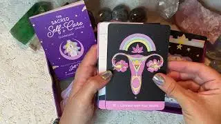 The Sacred Self Care Oracle Cards Deck by Jill Pyle, unboxing and silent flip through