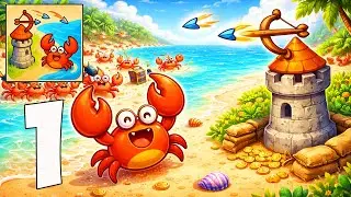 Tower vs Crabs Beach Defense &ndash; Gameplay Walkthrough &ndash; Tower Defense Strategy (iOS, Android)
