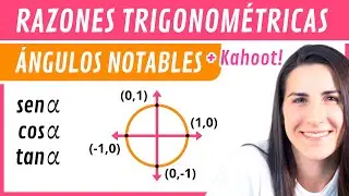 Razones TRIGONOMÉTRICAS de Ángulos NOTABLES 🔵 Seno, Coseno y Tangente