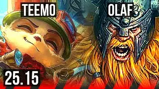TEEMO vs OLAF (TOP) | KR Master | 25.15