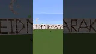 mubarak eid mubarak in minecraft || KHAN GAMING #subscribe #viralvideo #like #shorts