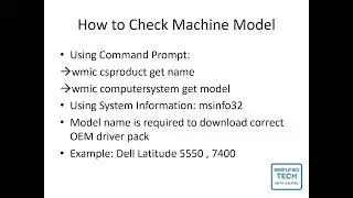 SCCM Theory – Part 8: SCCM Drivers , Driver Packages &Task Sequence with WMI condition.