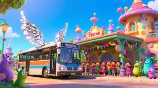 Wroom Wroom Magic Bus 🚌✨ Fun Learning Adventure | Kids Nursery Rhyme | Toddler Song