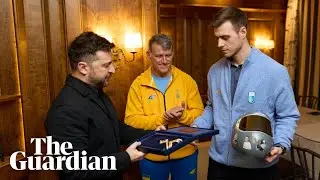 Disqualified skeleton athlete Vladyslav Heraskevych awarded order of freedom by Zelenskyy