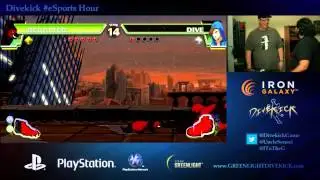 Divekick Rando Stream - Lang v Ramon and Lang v O'Connor FT5 - 1 / 3