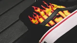 РАСПАКОВКА THRASHER VANS SK8 HI PRO FIRE LOGO COLLAB